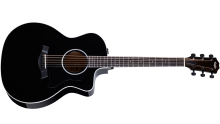 【hrhtmn】Taylor 214ce 【2018年製】純正バッグ付属 214ce Plus スペシャルエディション、トランスグレー サペリ